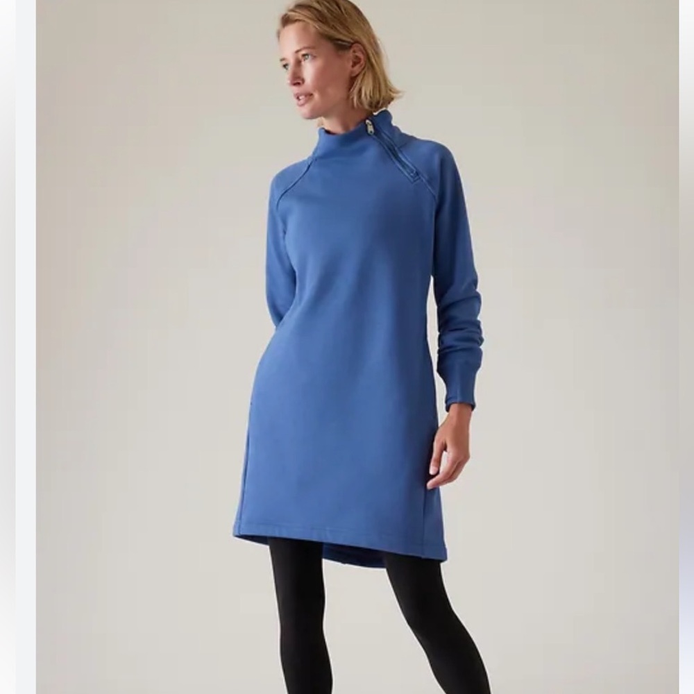Athleta Cozy Karma Sweatshirt Dress